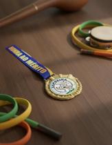 Kit 10 Medalhas Para Capoeira Premiação 6cm Com Cordão Kit 10 Medalhas Para Capoeira Premiação 6cm Com Cordão