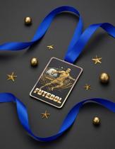 Kit 10 Medalhas Para Futebol Premiação De Campeão Com Fita Azul