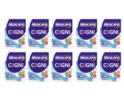 Kit 10 Medicaps Cogni Vitaminas 60 Cápsulas. Kit 10 Medicaps Cogni Vitaminas 60 Cápsulas.