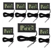 Kit 10 Medidor Temperatura Digital Frezer Aquário Chocadeira