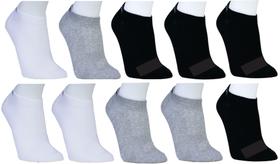 Kit 10 Meias Ecko Unltd Invisível Feminina Algodão