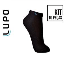 Kit 10 Meias Lupo 03225-960 - Cano Curto Kit 10 Meias Lupo 03225-960 - Cano Curto