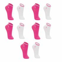 Kit 10 Meias Lupo Infantil Cano Curto Algodão Macio Respirável Uso Diário e Rotina Escolar Confortável e Resistente