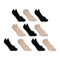 Kit 10 Meias Sapatilha Iate Sem Costura Iate Sortido Kit 10 Meias Sapatilha Iate Sem Costura Iate Sortido