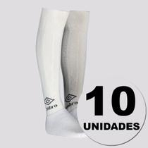 Kit 10 Meiões Umbro Classic Branco Kit 10 Meiões Umbro Classic Branco