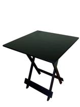 Kit 10 Mesas Dobráveis 70x70 cor Preto Bar Restaurante Lanchonete Kit 10 Mesas Dobráveis 70x70 cor Preto Bar Restaurante Lanchonete
