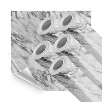 KIt 10 Metros de Papel de Parede Adesivo Lavavel Mármore Carrarinha KIt 10 Metros de Papel de Parede Adesivo Lavavel Mármore Carrarinha