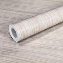 Kit 10 Metros de Papel de Parede Lavavel Madeira Freijó Branca