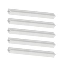 Kit 10 Metros Perfil Led Barra Risque Nano 13x10mm Embutir Branco Em Aluminio ALUT001933-5 Alut