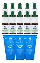 Kit 10 Micotin 10ml Antifúngico + 3 Creme Nutri Derm 100gr