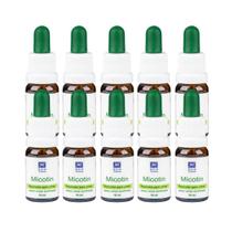 Kit 10 Micotin 10ml Conta Gotas - Reparador Para Unhas