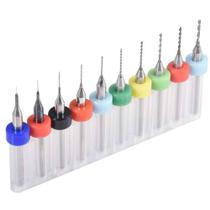 Kit 10 Micro Brocas Tungstênio 0.1 A 1Mm Haste 3Mm Pcb Cnc Kit 10 Micro Brocas Tungstênio 0.1 A 1Mm Haste 3Mm Pcb Cnc