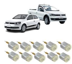 Kit 10 Micro Motor Mabuchi Fechadura Elétrica Gol Voyage Saveiro G5