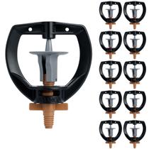 Kit 10 Microaspersores Bailarina MF2 76 LPH Horta Jardim Irrigação Uniforme e Econômica