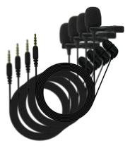 Kit 10 Microfones de Lapela JBL CSLM20 P2 - Preto