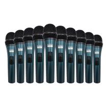 Kit 10 Microfones Dinâmico com Fio TK 51C Onyx Kit 10 Microfones Dinâmico com Fio TK 51C Onyx