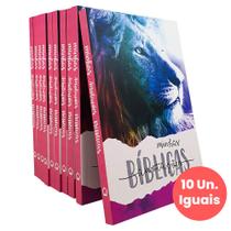 kit 10 Minhas Anotações Bíblicas Leão Color