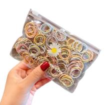 Kit 10 Mini Amarras de Cabelo Coloridas e Tons Pastéis Kit 10 Mini Amarras de Cabelo Coloridas e Tons Pastéis