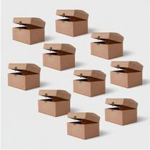 Kit 10 mini baús madeira porta objetos jóias bijuterias biju anéis Kit 10 mini baús madeira porta objetos jóias bijuterias biju anéis