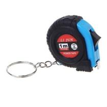 Kit 10 Mini Chaveiro Trena 1m - Bolso Lembrança Cores Aleatório