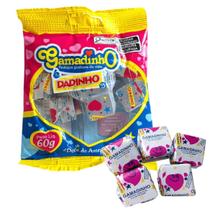 Kit 10 Mini Dadinho Gamadinho Amendoim Cremoso 60G Kit 10 Mini Dadinho Gamadinho Amendoim Cremoso 60G