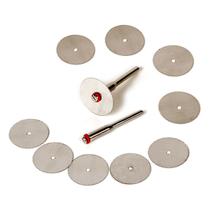 Kit 10 Mini Disco 22mm Serra Circular Micro Retifica Dremell