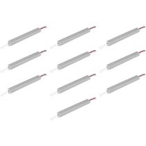 Kit 10 mini fonte chaveada slim palito 60w 5a bivolt 12v ip20 galaxy Kit 10 mini fonte chaveada slim palito 60w 5a bivolt 12v ip20 galaxy