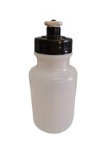 Kit 10 Mini Garrafas Squeeze 300ml plástico transparente tampa colorida Kit 10 Mini Garrafas Squeeze 300ml plástico transparente tampa colorida