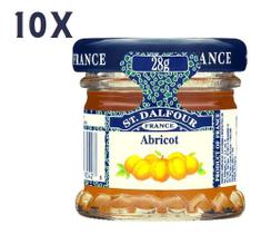Kit 10 Mini Geleias Damasco St Dalfour 28g - França Kit 10 Mini Geleias Damasco St Dalfour 28g - França
