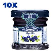 Kit 10 Mini Geleias Mirtilo St Dalfour 28g - França Kit 10 Mini Geleias Mirtilo St Dalfour 28g - França