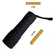 Kit 10 Mini Lanterna de Emergência 9 LED a Pilha Corpo Emborrachado