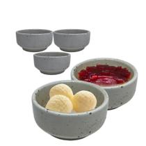 Kit 10 Mini Manteigueira individual para Restaurante porcelana Creme 60mL Porta geléia para hotel
