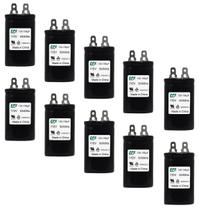 Kit 10 Mini Micro Capacitor Eletrolitico De Partida 130-156uF 110Vac EPX