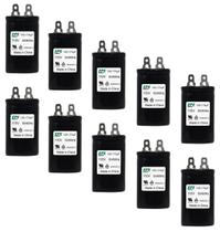 Kit 10 Mini Micro Capacitor Eletrolitico De Partida 145-174uF 110Vac EPX Kit 10 Mini Micro Capacitor Eletrolitico De Partida 145-174uF 110Vac EPX
