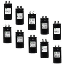 Kit 10 Mini Micro Capacitor Eletrolitico De Partida 189-227uF 110Vac EPX