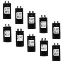 Kit 10 Mini Micro Capacitor Eletrolitico De Partida 216-259uF 110Vac EPX