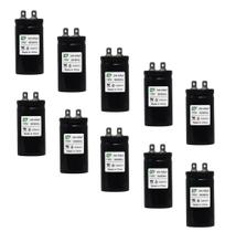 Kit 10 Mini Micro Capacitor Eletrolitico De Partida 340-408uF 110Vac EPX
