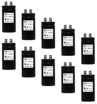 Kit 10 Mini Micro Capacitor Eletrolitico De Partida 378-454uF 110Vac EPX