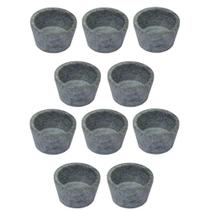 Kit 10 Mini Molheira MPS80E10INDSJ para Molho e Petisco Pedra Sabao 80ML Termica Industria Sao Jose Kit 10 Mini Molheira MPS80E10INDSJ para Molho e Petisco Pedra Sabao 80ML Termica Industria Sao Jose