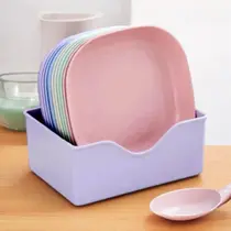 Kit 10 Mini Pratos Coloridos Plástico Reutilizavel Com Suporte Coisas Diferentes Para Casa Cozinha