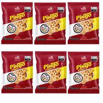 Kit 10 mini salgadinhos Pingo Douro Bacon De 30g Elma chips