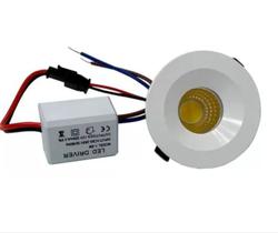 Kit 10 Mini Spot Led Dicróica 3w Redondo Branco Quente Cor Branco Voltagem 110v/220v Kit 10 Mini Spot Led Dicróica 3w Redondo Branco Quente Cor Branco Voltagem 110v/220v