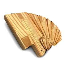 Kit 10 Mini Tábuas Para Caipirinha Madeira Pinus Churrasco