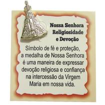 Kit 10 Mini Talismã Sorte Amuleto Bolsa ou Carteira 29 Modelos Cor:Nossa Senhora