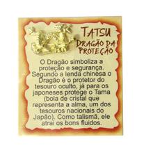 Kit 10 Mini Talismã Sorte Amuleto Bolsa ou Carteira 29 Modelos Cor:Tatsu Dragão