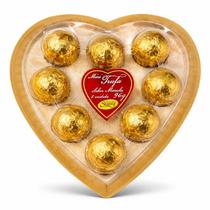 Kit 10 Mini Trufas Coração Siareg Marula 8 un 96 g para Presente Romântico, Cesta Dia dos Namorados