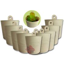 Kit 10 Mini Vasinho Arandela - Vaso de Parede Decorativo - Decor Artificial