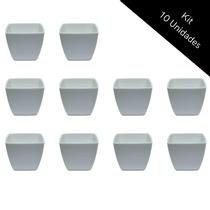 Kit 10 Mini Vasos Decorativos Quadrado