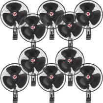 Kit 10 Mini Ventilador Veicular Carro Caminhão Ônibus 20cm Kit 10 Mini Ventilador Veicular Carro Caminhão Ônibus 20cm