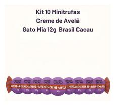 Kit 10 Minitrufas Creme De Avelã Gato Mia 12g Brasil Cacau Kit 10 Minitrufas Creme De Avelã Gato Mia 12g Brasil Cacau